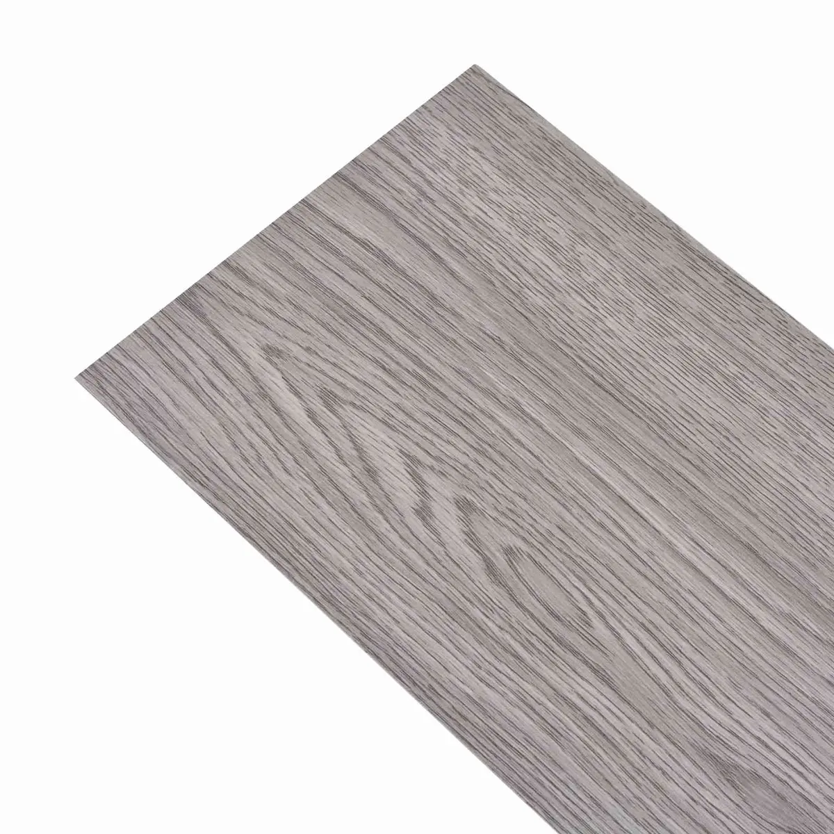 Self-Adhesive PVC Flooring Planks, Dark Grey, 36 pcs
