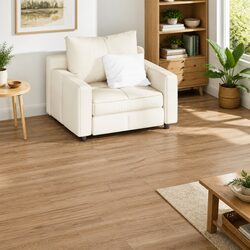 Premium Oak Brown Self-Adhesive PVC Flooring Planks - 18pcs