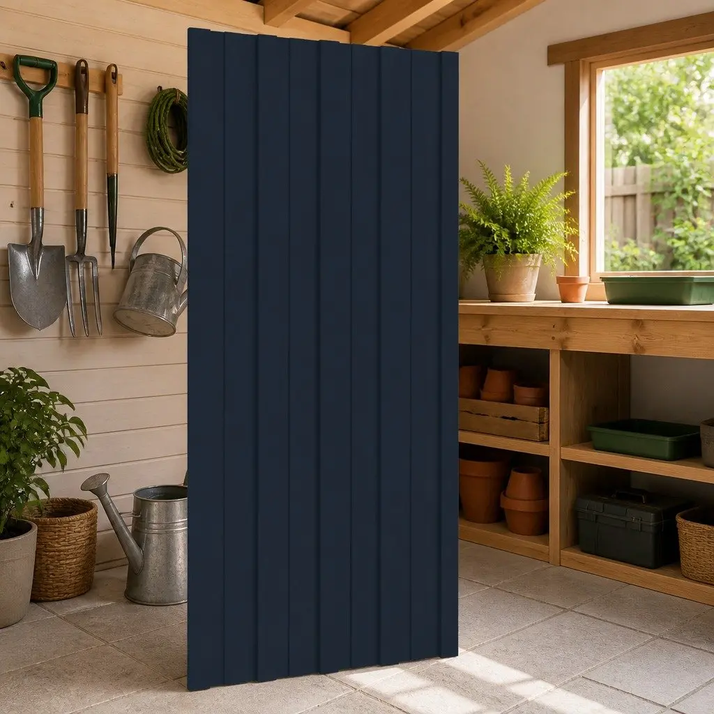 Roof Panel Galvanised Steel 100 x 45 cm Anthracite 12 Piece Rectangular Sheet