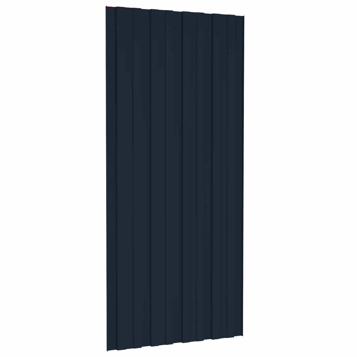 Roof Panel Galvanised Steel 100 x 45 cm Anthracite 12 Piece Rectangular Sheet