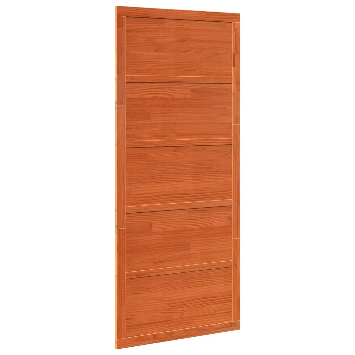 Rustic Solid Pine Barn Door with Sliding Mechanism 100 x 208 cm