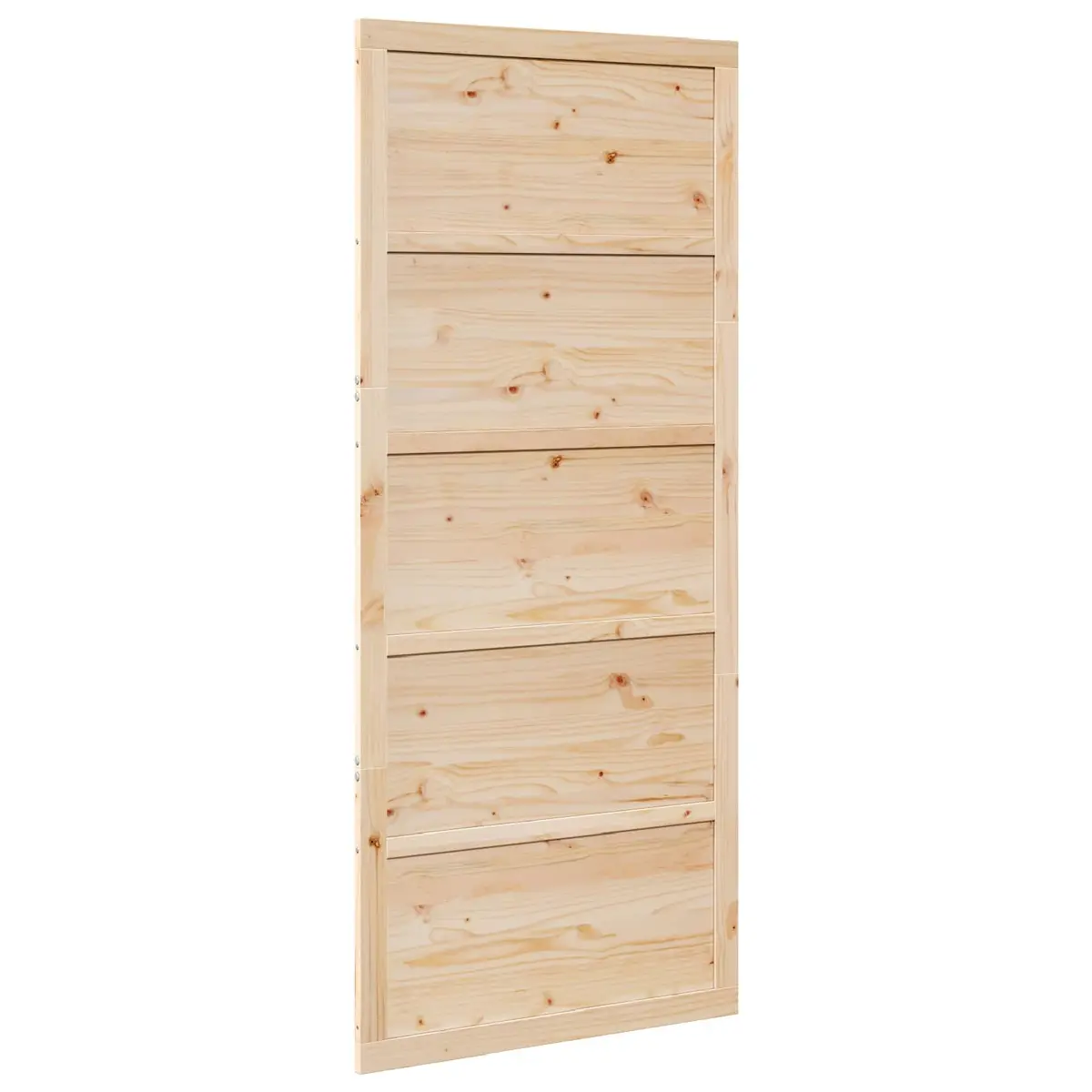 Barn Door Sliding 90cm Natural Solid Pine Wood Rustic Interior Home Hardware
