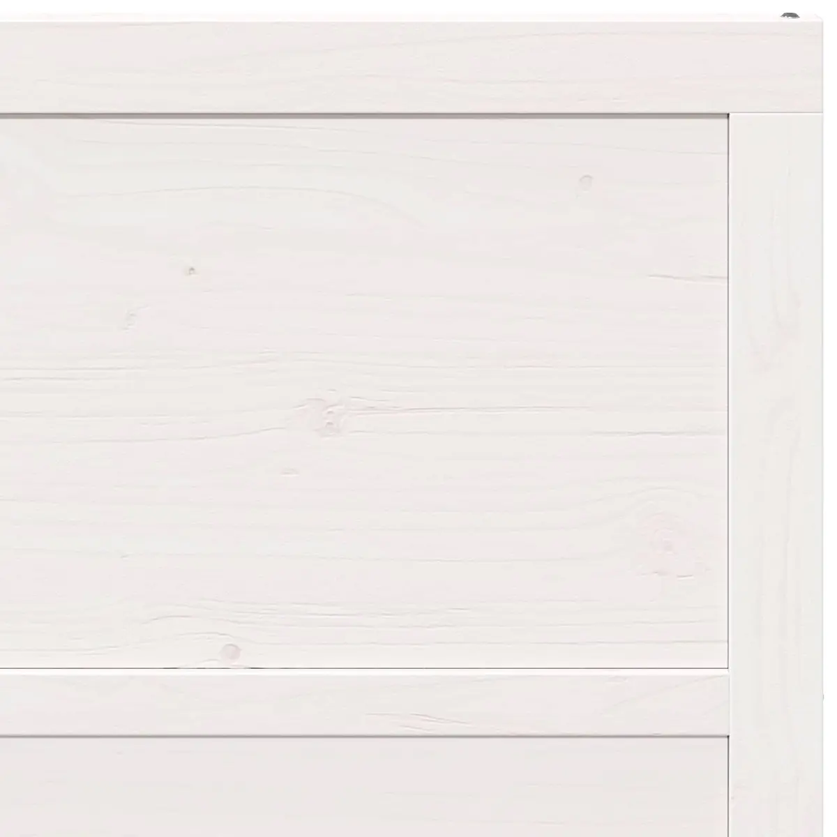Solid Pine Wood Barn Door in White 90 x 208 cm