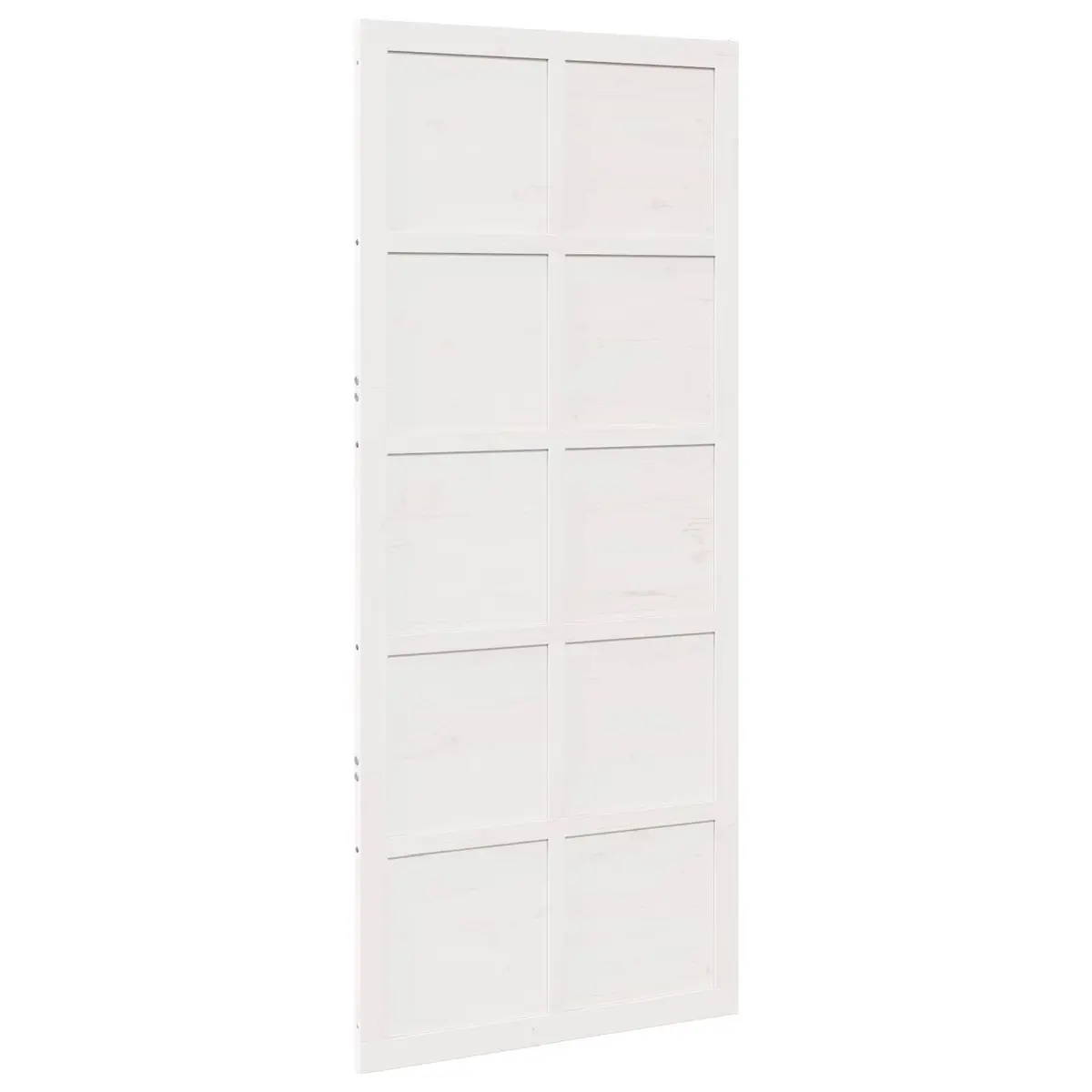 White Solid Pine Wood Barn Door 100x208cm