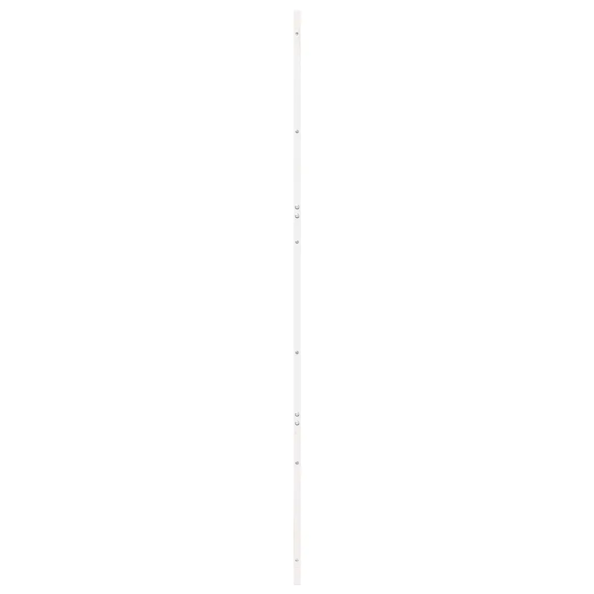 Barn Door Solid Pine Wood 80 x 2.5 x 208 cm White Sliding Space Saving Modern Rustic