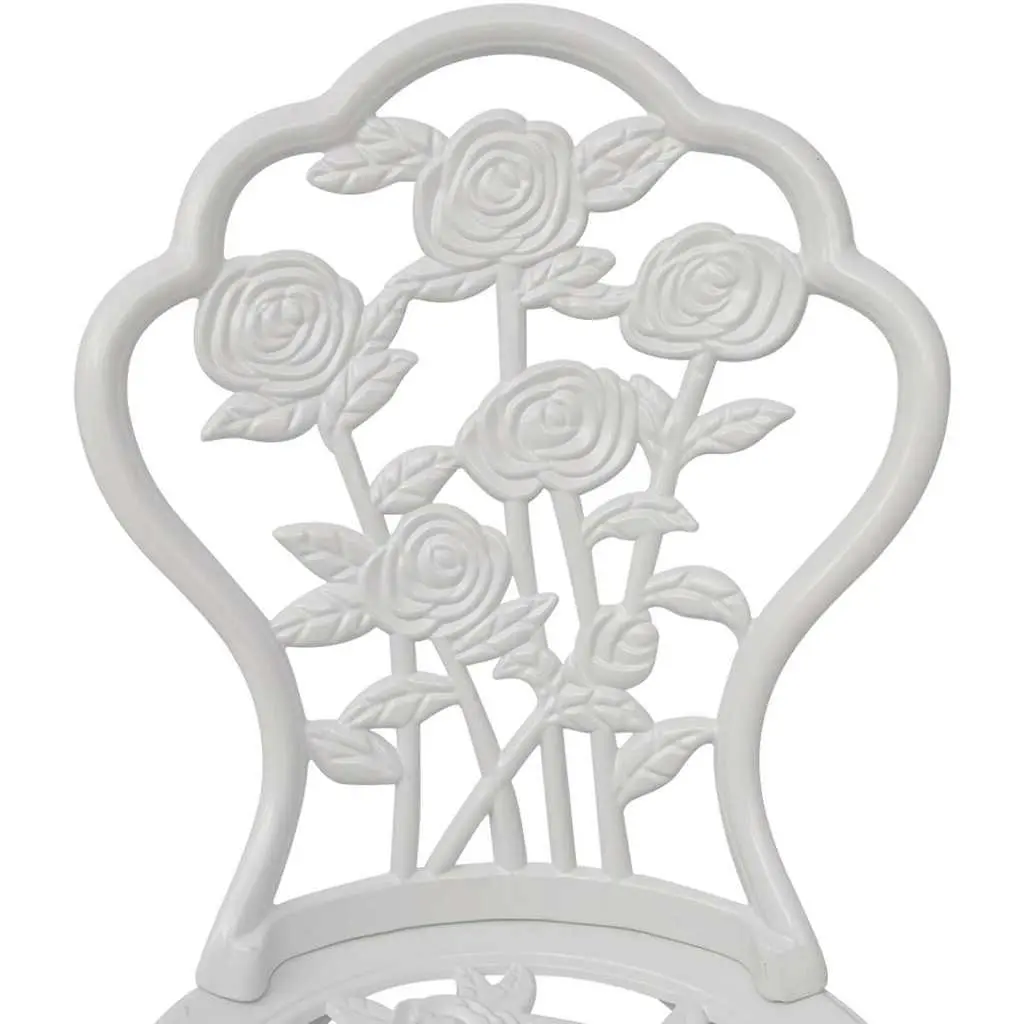 3 Piece Bistro Set with Round Table and 2 Chairs