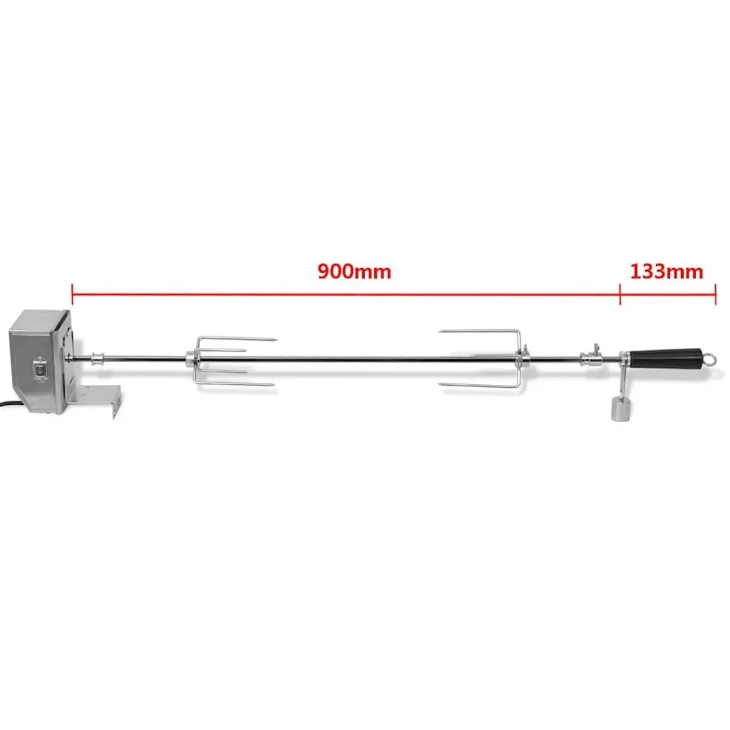 Rotisserie Spit Motor-Driven Skewer Barbecue Roaster for Gas Charcoal Grill