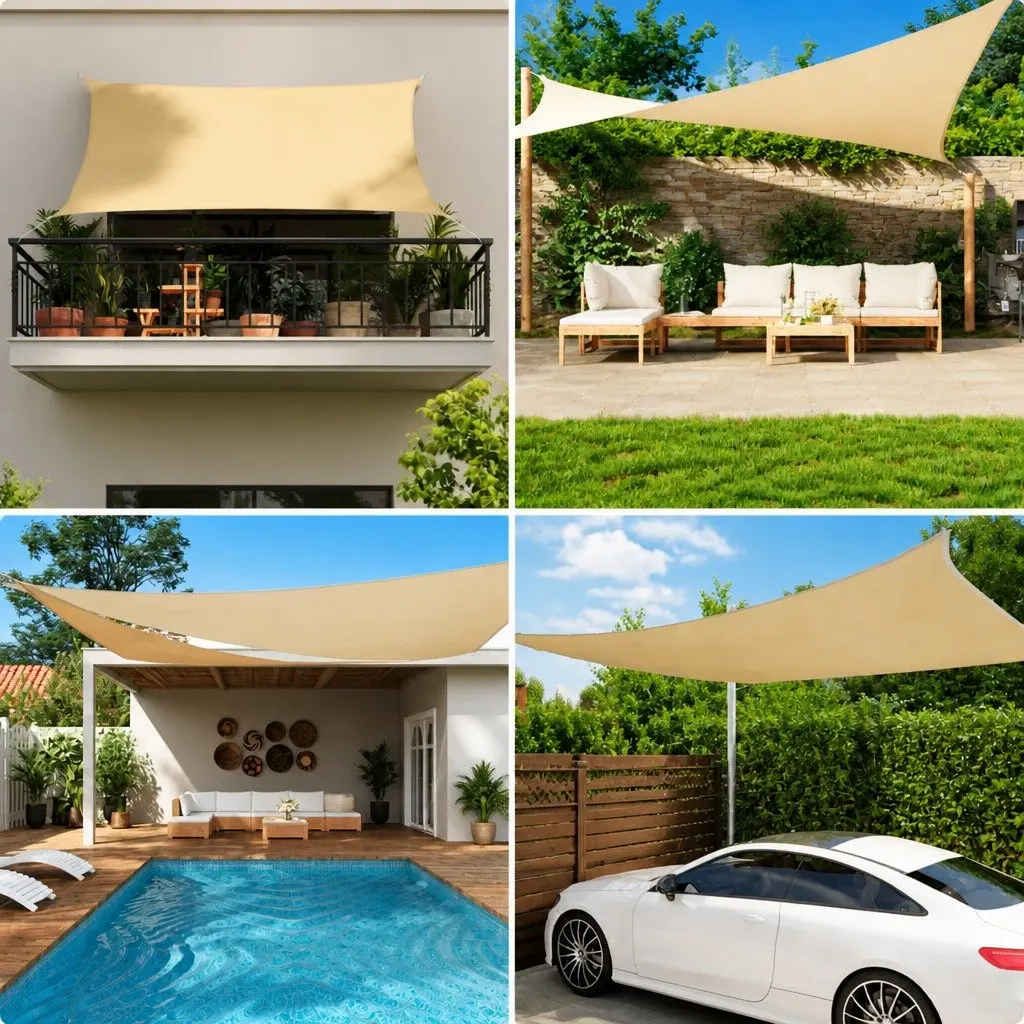 Rectangular Sunshade Sail for Outdoor Use 4x6 m Anthracite