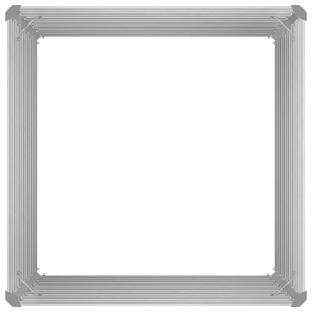 Galvanised Steel Raised Garden Bed 100x100x77 cm