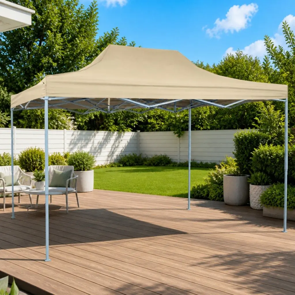 Foldable Pop-Up Tent 3x4.5m Waterproof Canopy