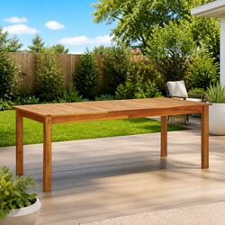 Exceptional Acacia Wood Garden Table for Outdoor Dining