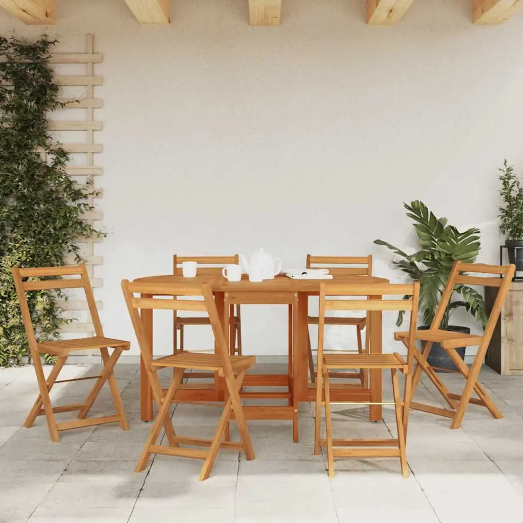 Brown Wood Drop Leaf Dining Table for Outdoor Use