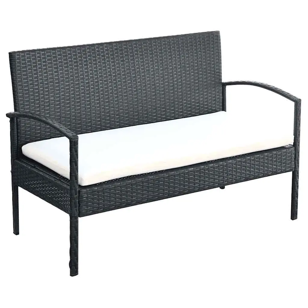 4 Piece Garden Lounge Set with Durable Build