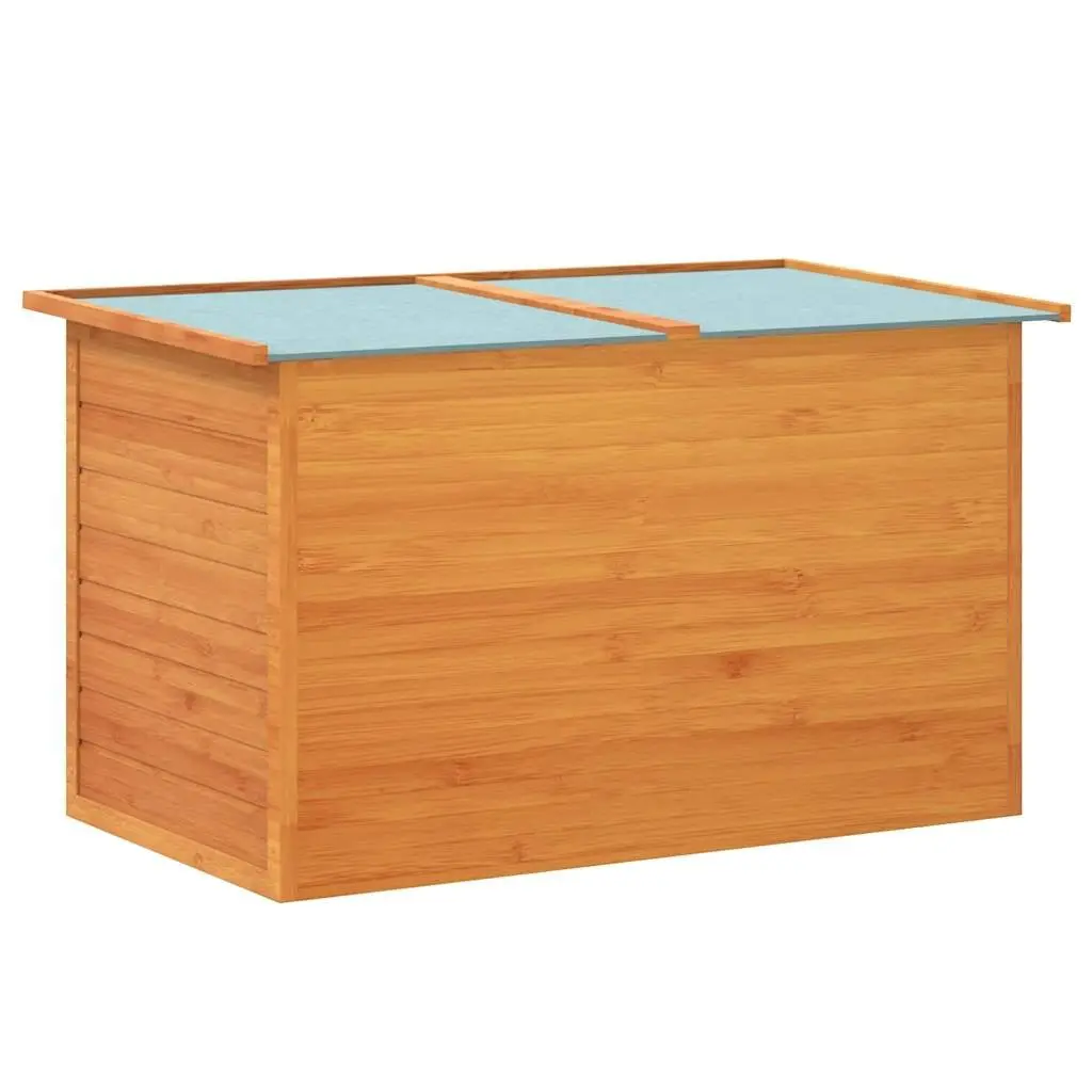 Wooden Garden Storage Box for Outdoor Use