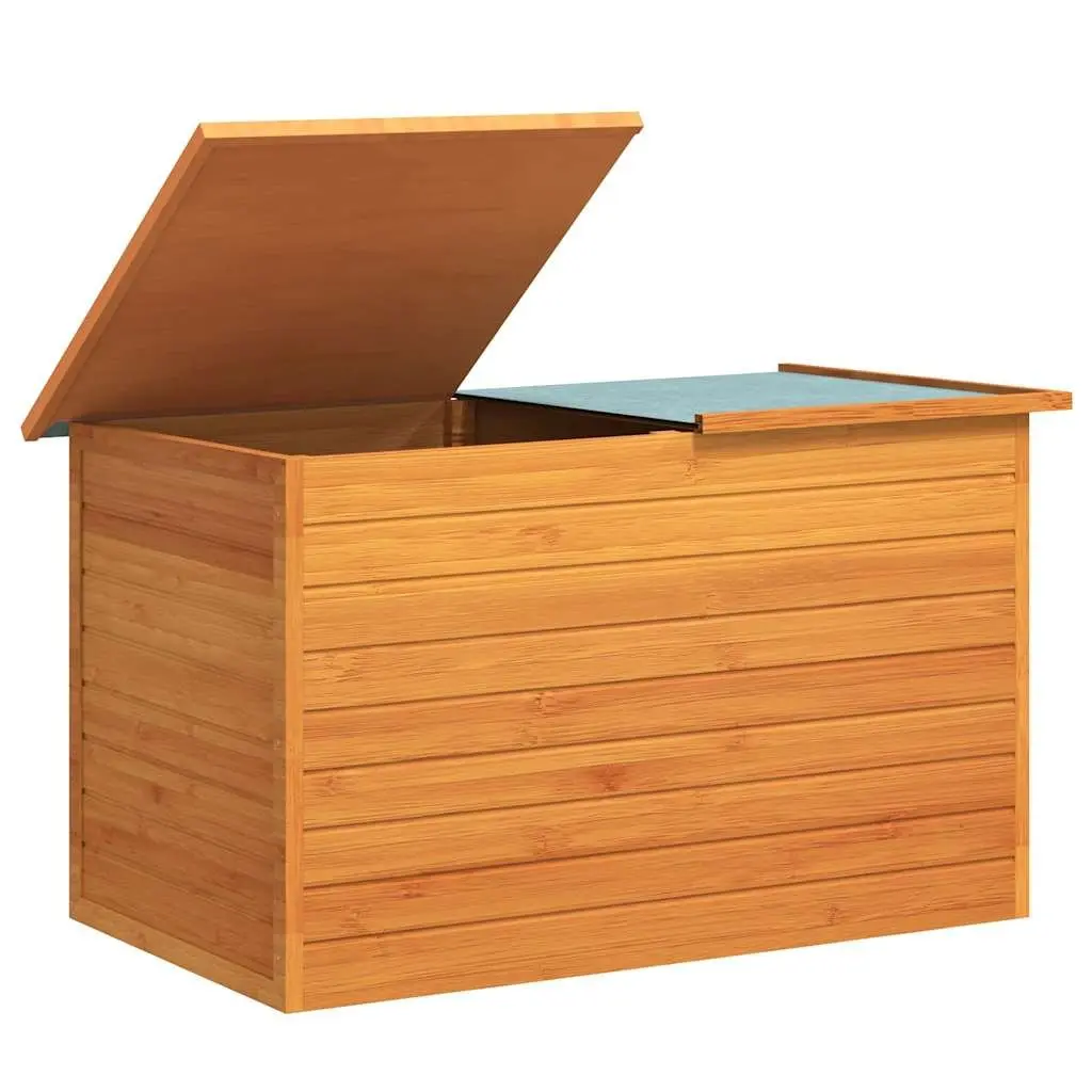 Wooden Garden Storage Box for Outdoor Use