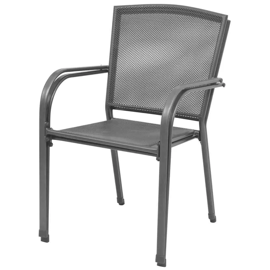 Steel Mesh Stackable Chairs for Outdoor Use