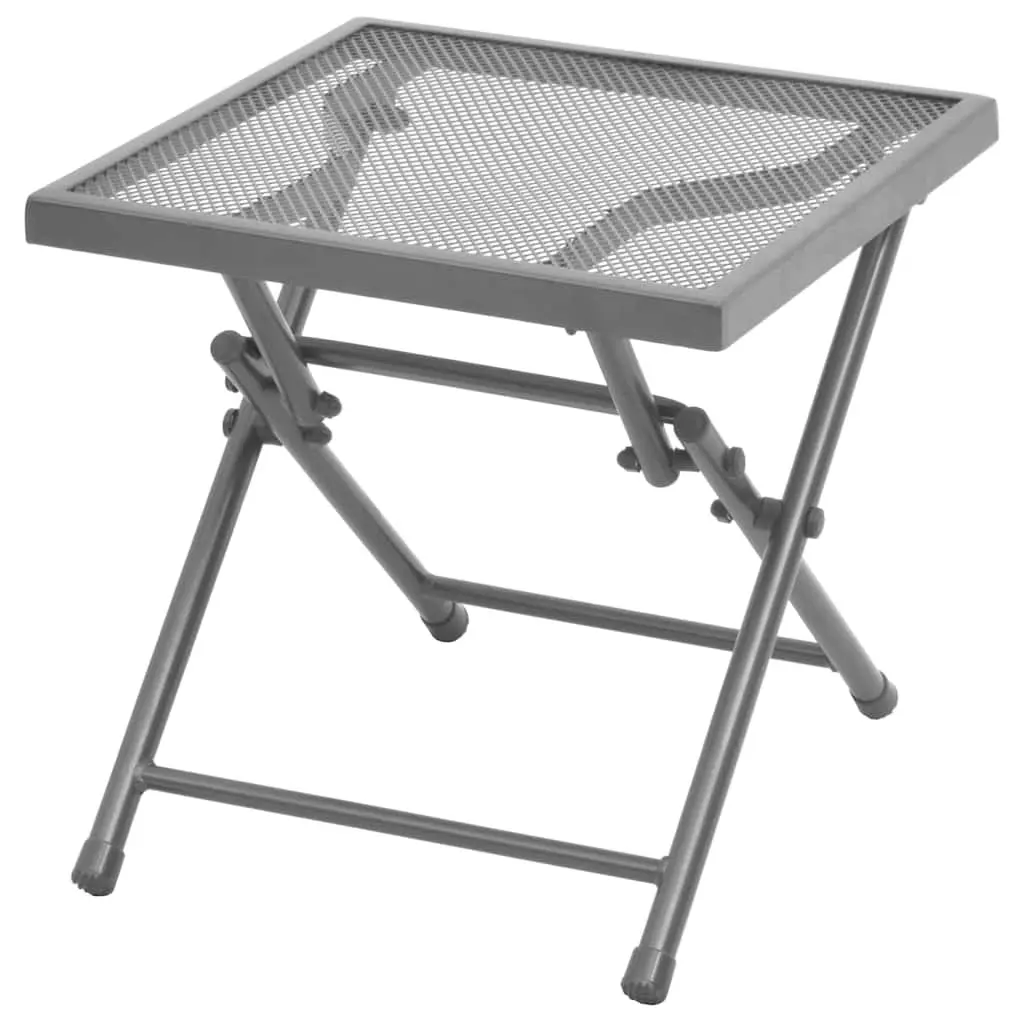 2-Piece Sun Lounger Set with Folding Table