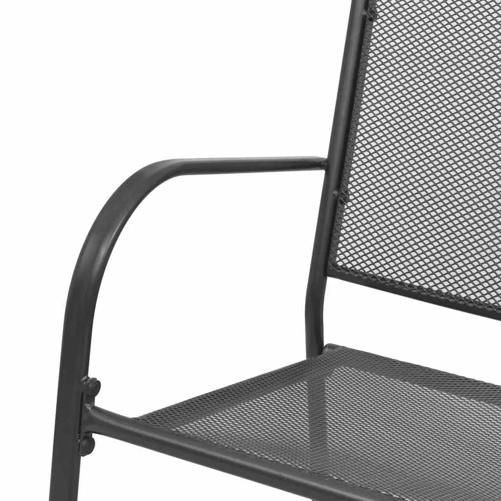 Garden Bench Steel 108cm Mesh Anthracite