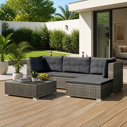 Stylish 5-Piece Garden Lounge Set with Durable Construction