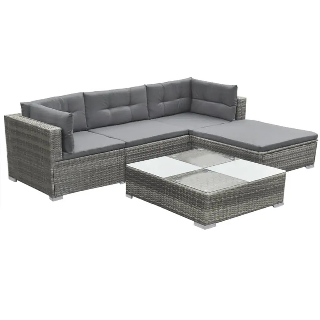 5-Piece Garden Lounge Set with Durable Construction