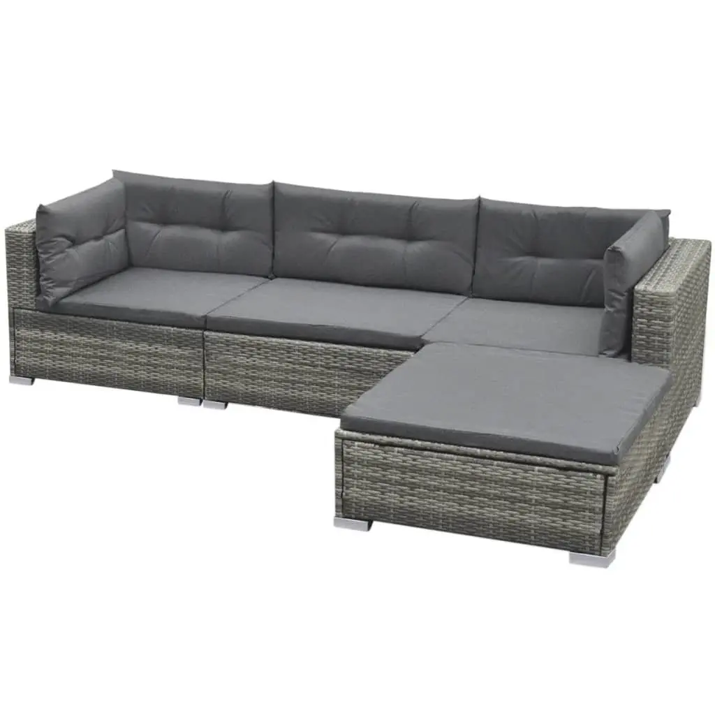5-Piece Garden Lounge Set with Durable Construction