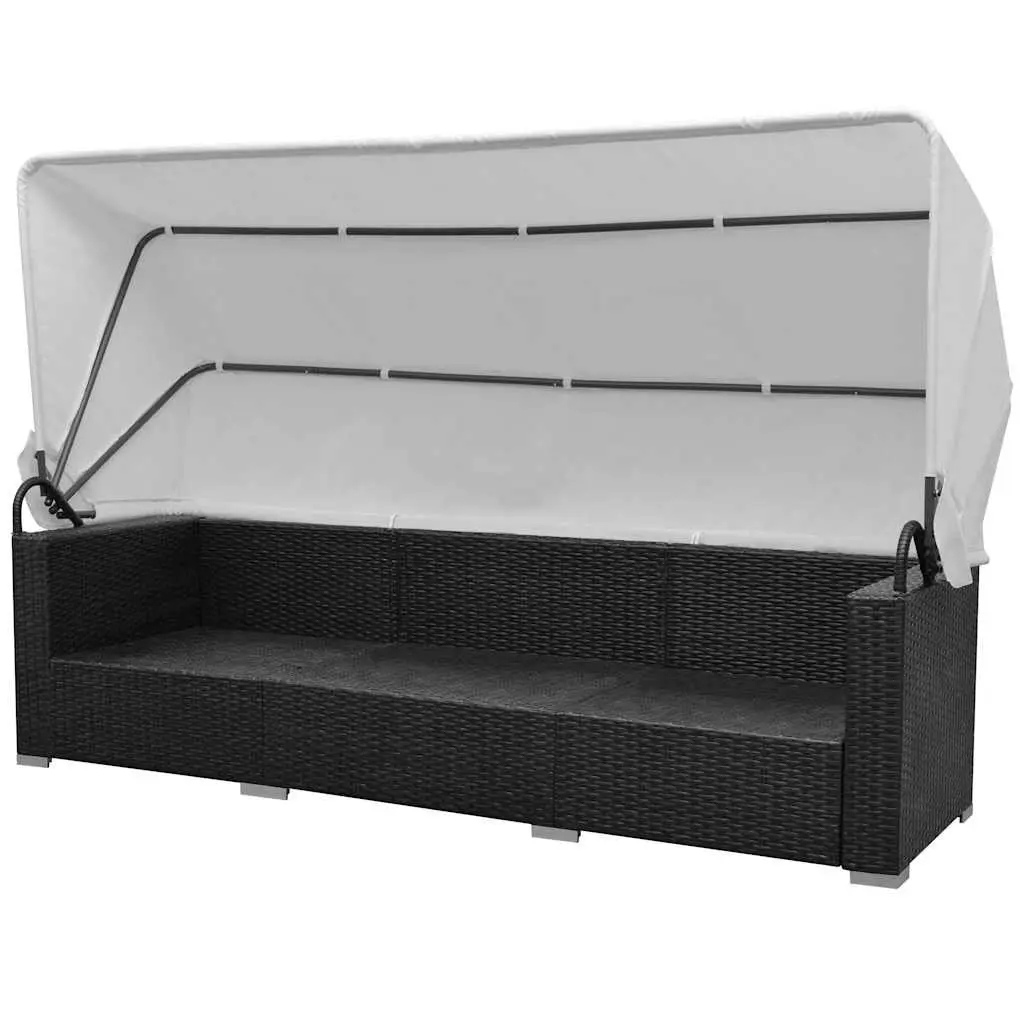 7 Piece Modular Garden Lounge Set with Canopy