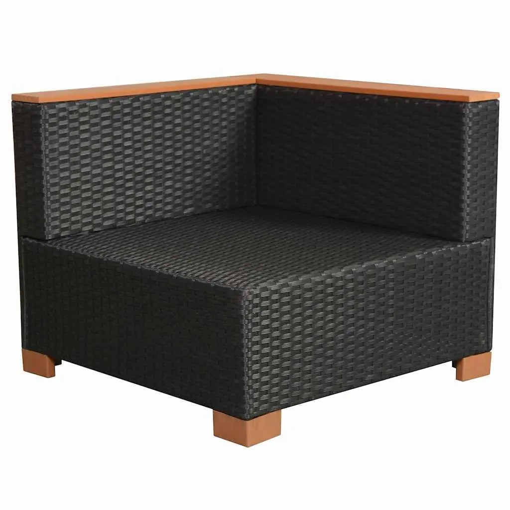 7-Piece Modular Garden Lounge Set with Cushions