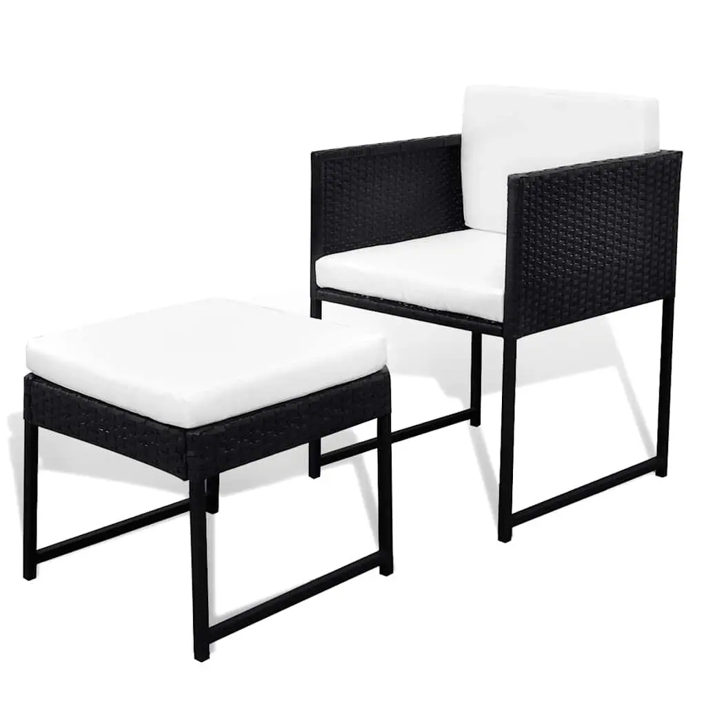 9-Piece Rattan Garden Dining Set