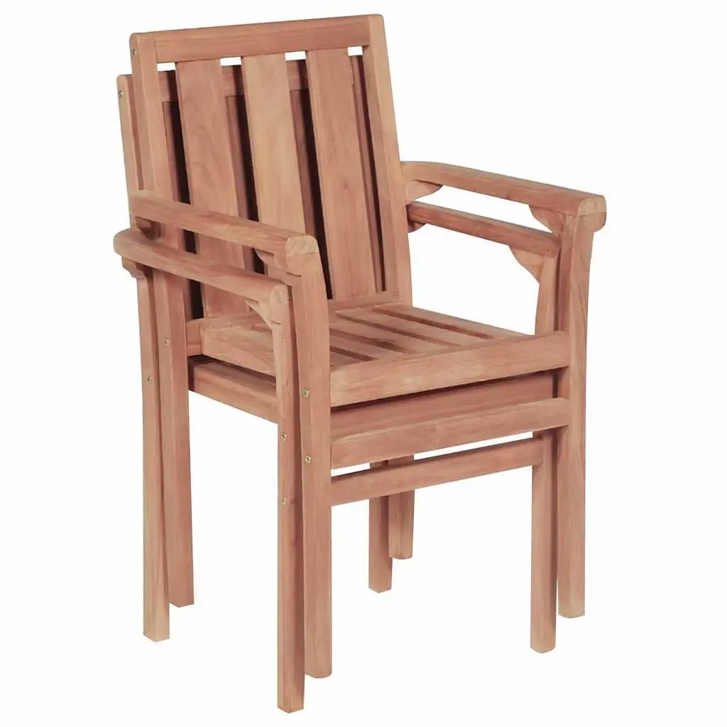 Stackable Chairs Set for Outdoor Spaces