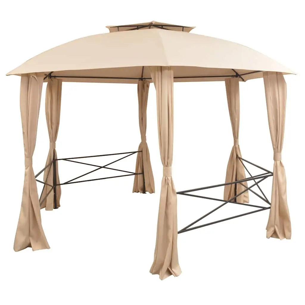 Hexagonal Pavilion Tent with Water-Resistant Canopy