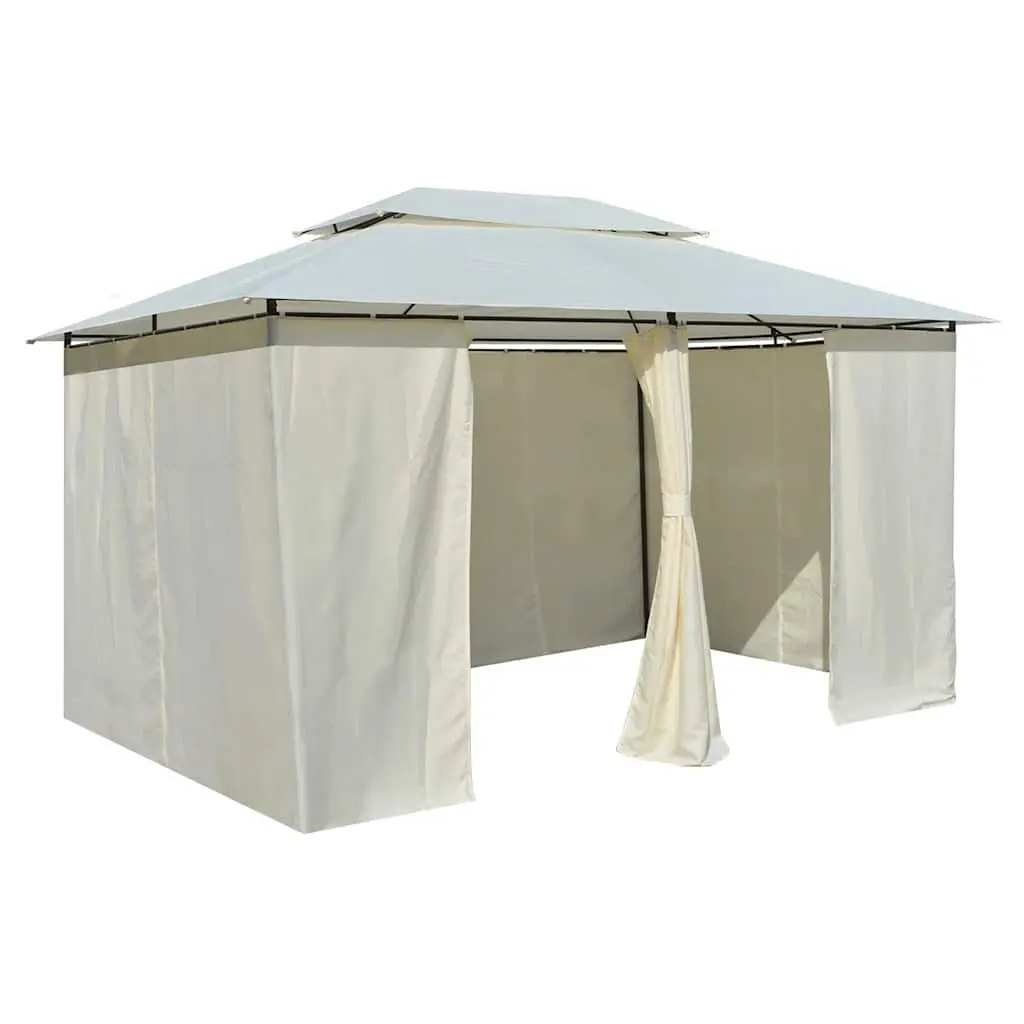 4x3m Garden Gazebo with Sunshade Structure