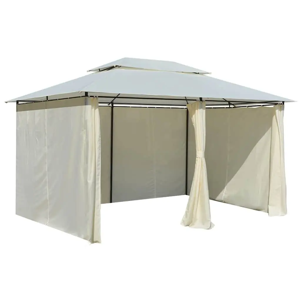 4x3m Garden Gazebo with Sunshade Structure