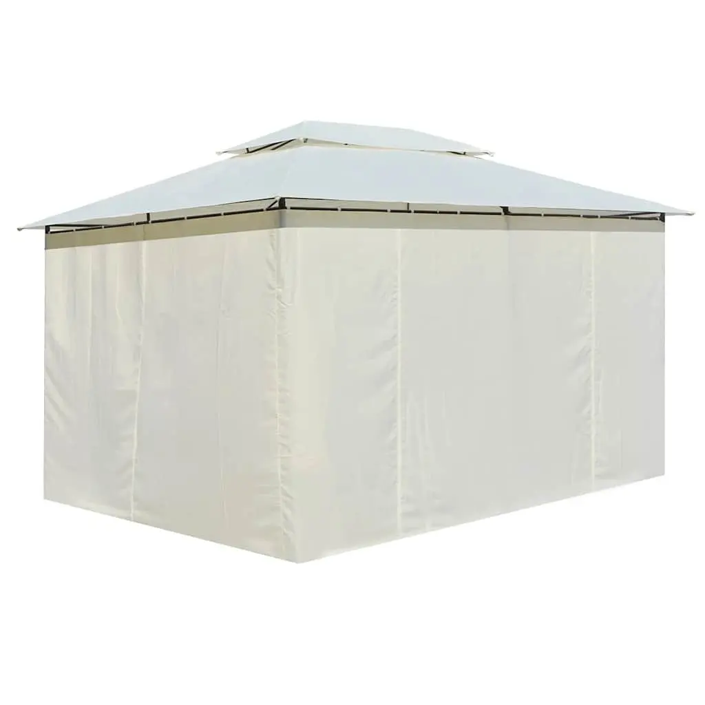 4x3m Garden Gazebo with Sunshade Structure