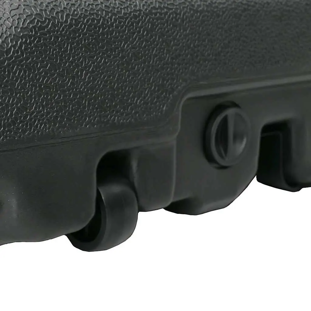Umbrella Stand Base Plastic Black Mobile with Wheels