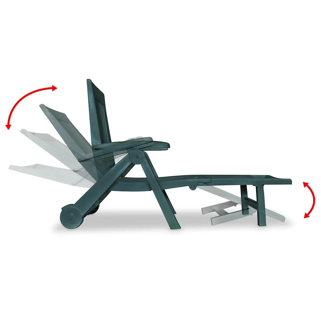 Sun Lounger with Footrest for Relaxation