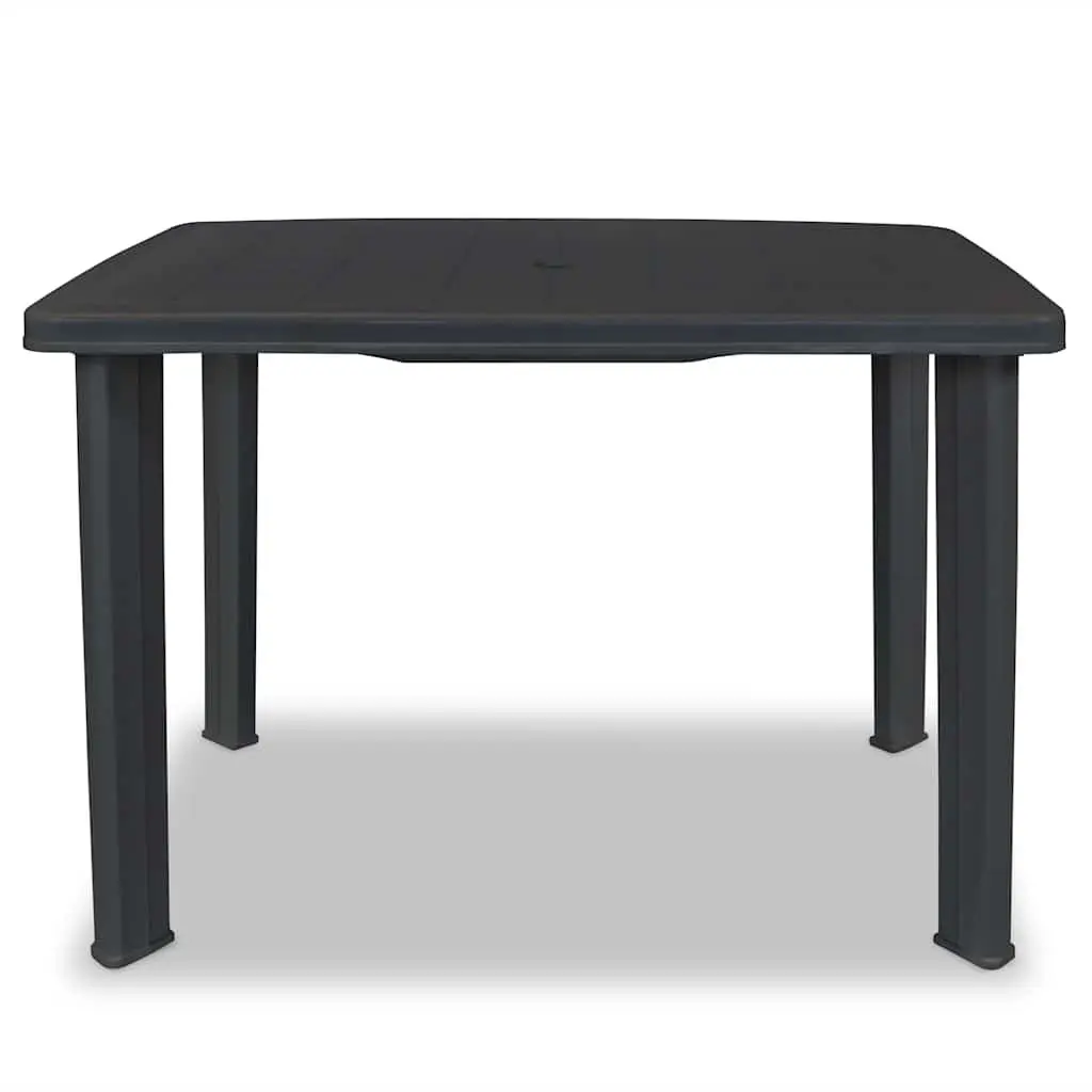 Anthracite Garden Table for Outdoor Dining