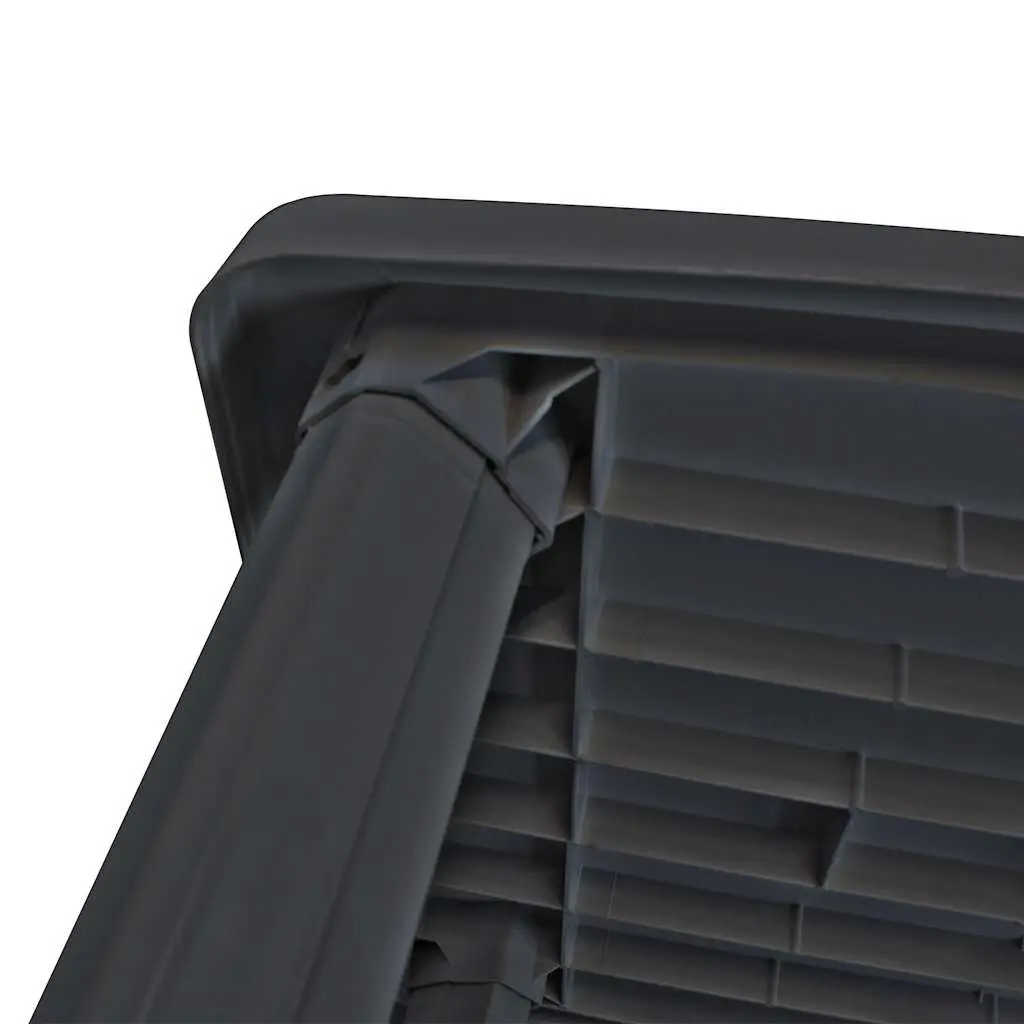 Anthracite Garden Table for Outdoor Dining