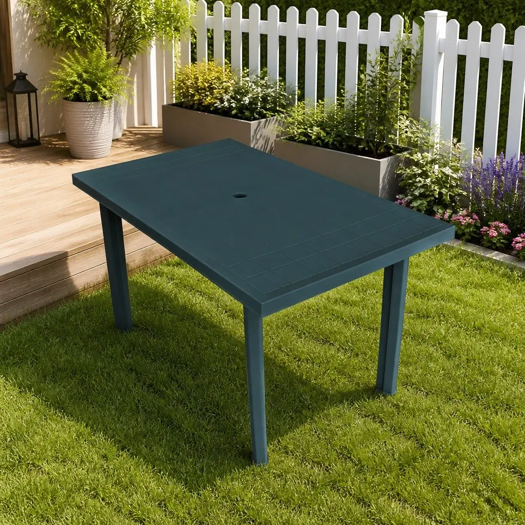 Plastic Outdoor Dining Table for Garden Use