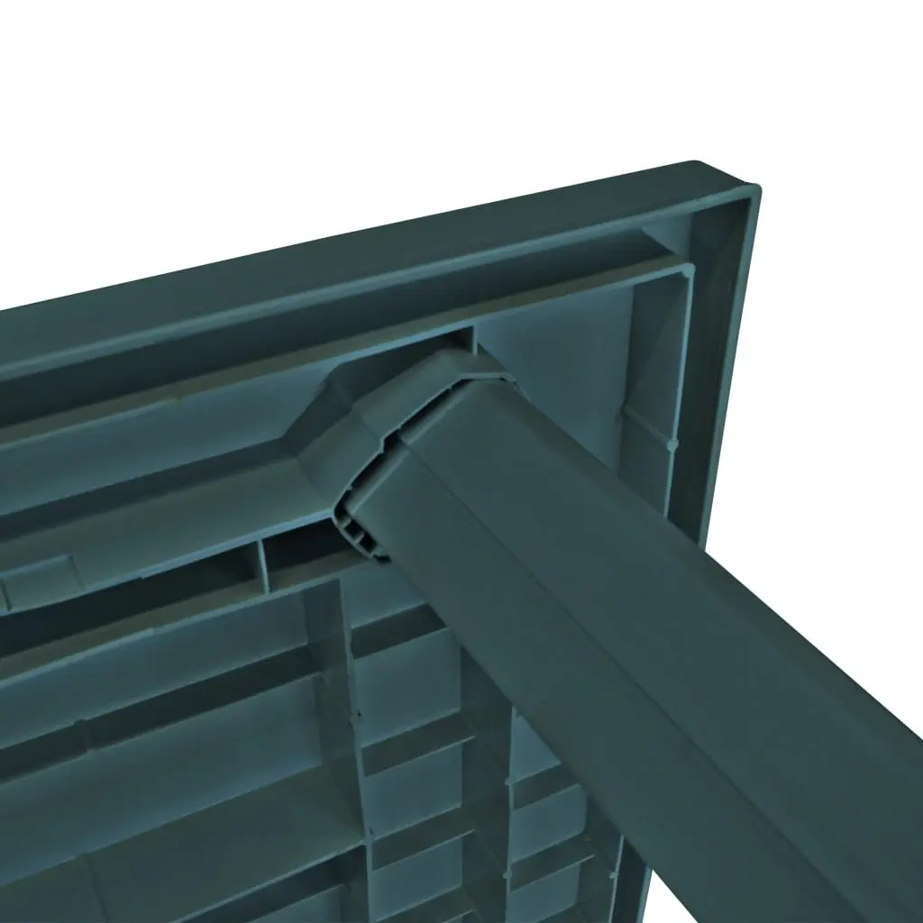 Plastic Outdoor Dining Table for Garden Use