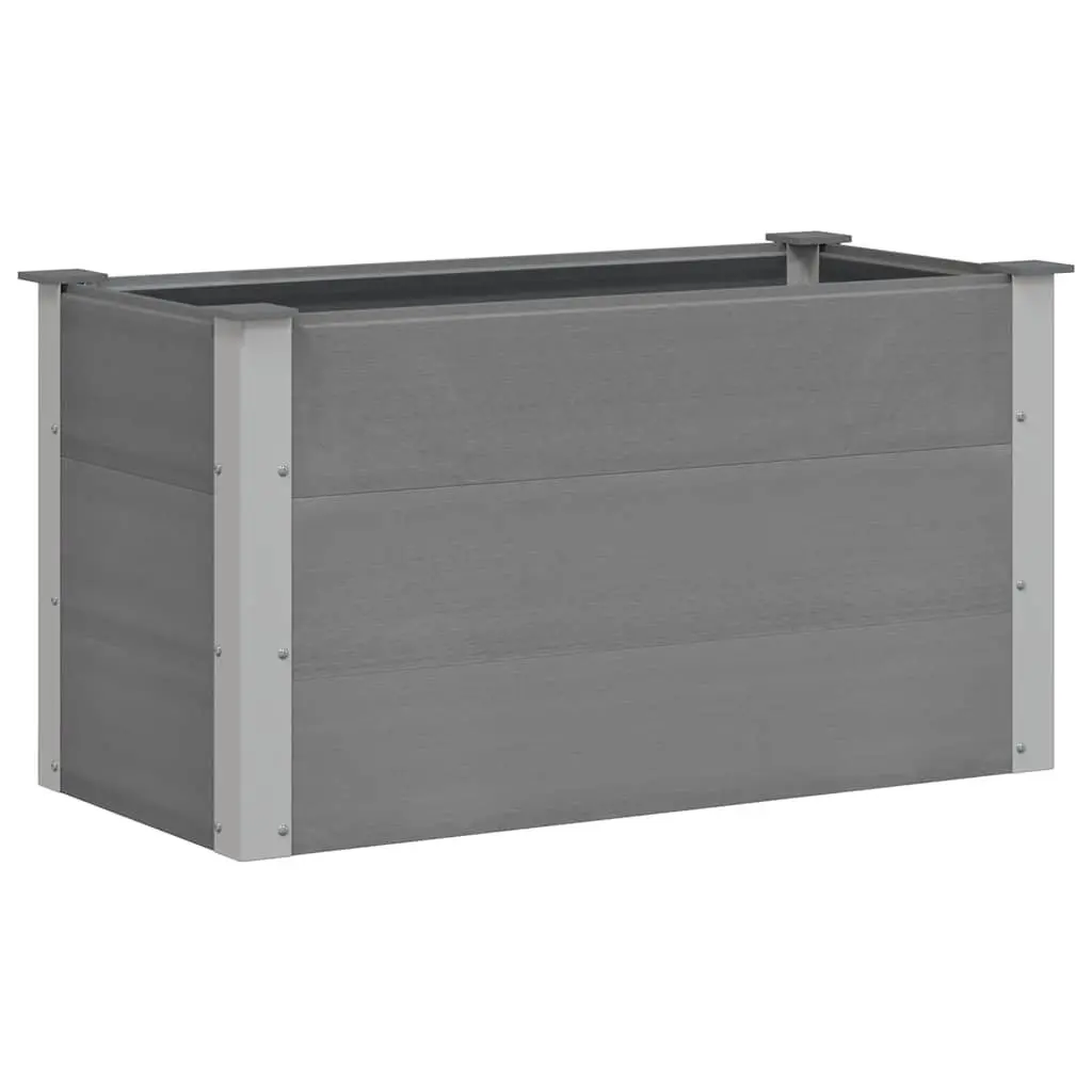 Garden Raised Bed Planter 100x50x54cm Grey