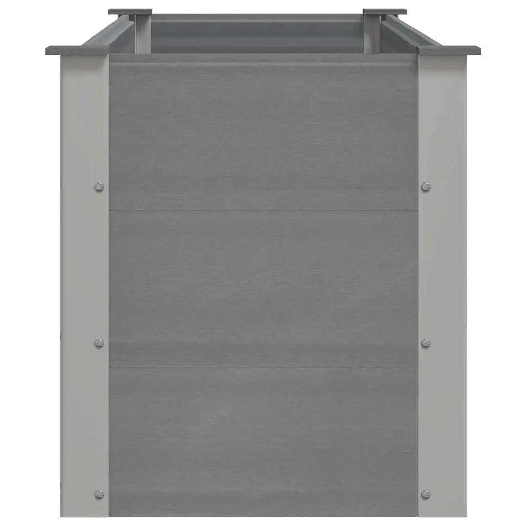 Garden Raised Bed Planter 150x50x54cm Grey