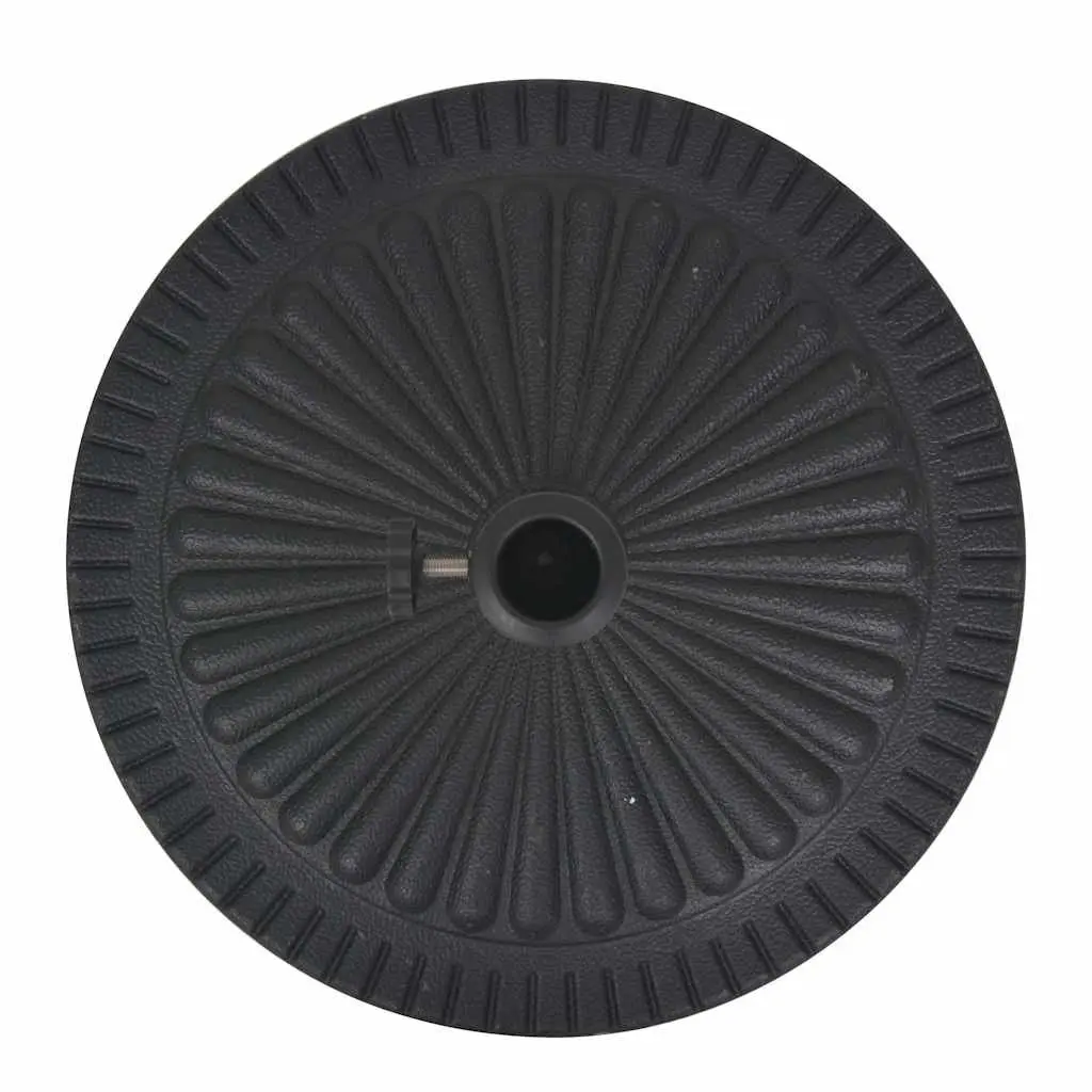Black Parasol Base with Locking Bolt Adapters