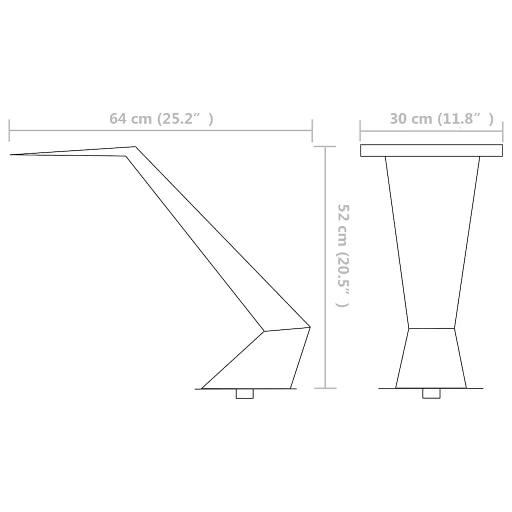 Pool Fountain Stainless Steel 64 x 30 x 52 cm Silver