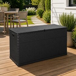 Anthracite Garden Storage Box 120x56x63cm Durable Design
