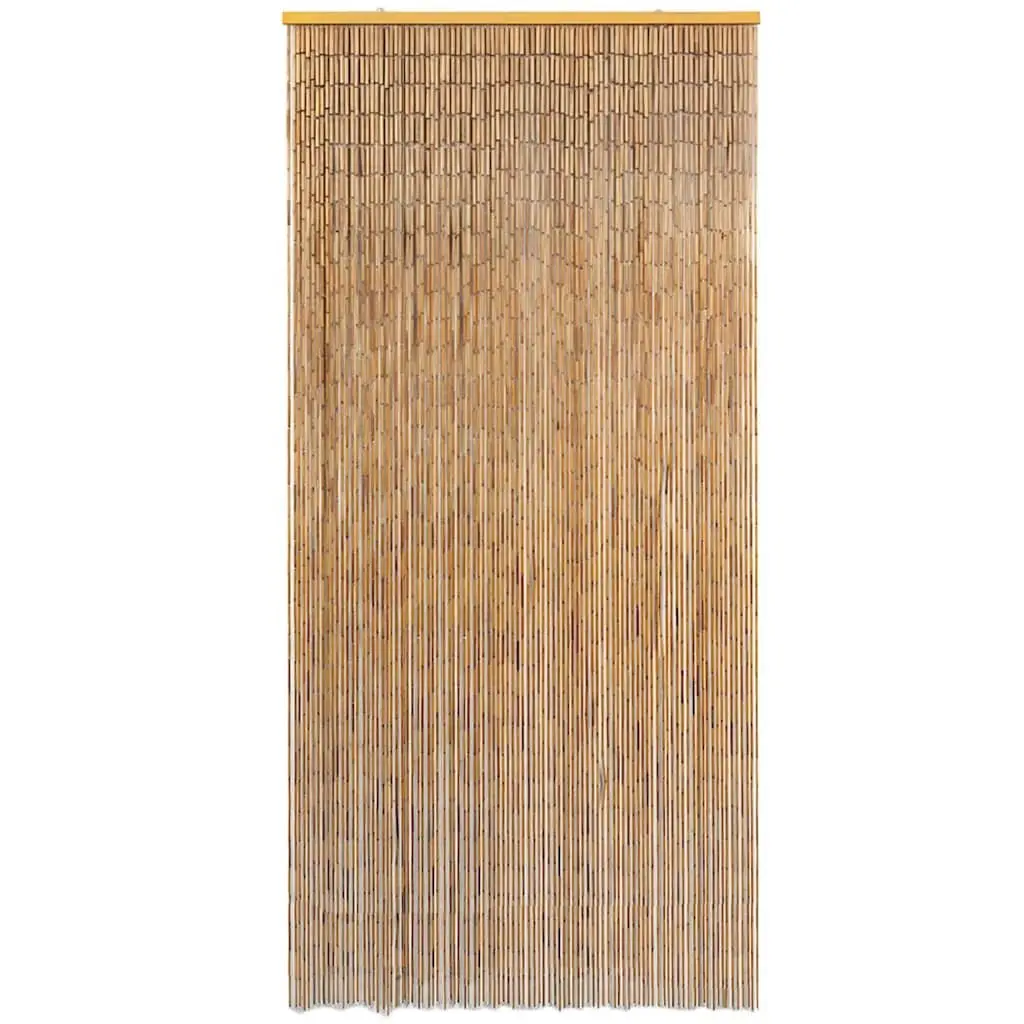 Bamboo Door Curtain Brown 100x220 cm
