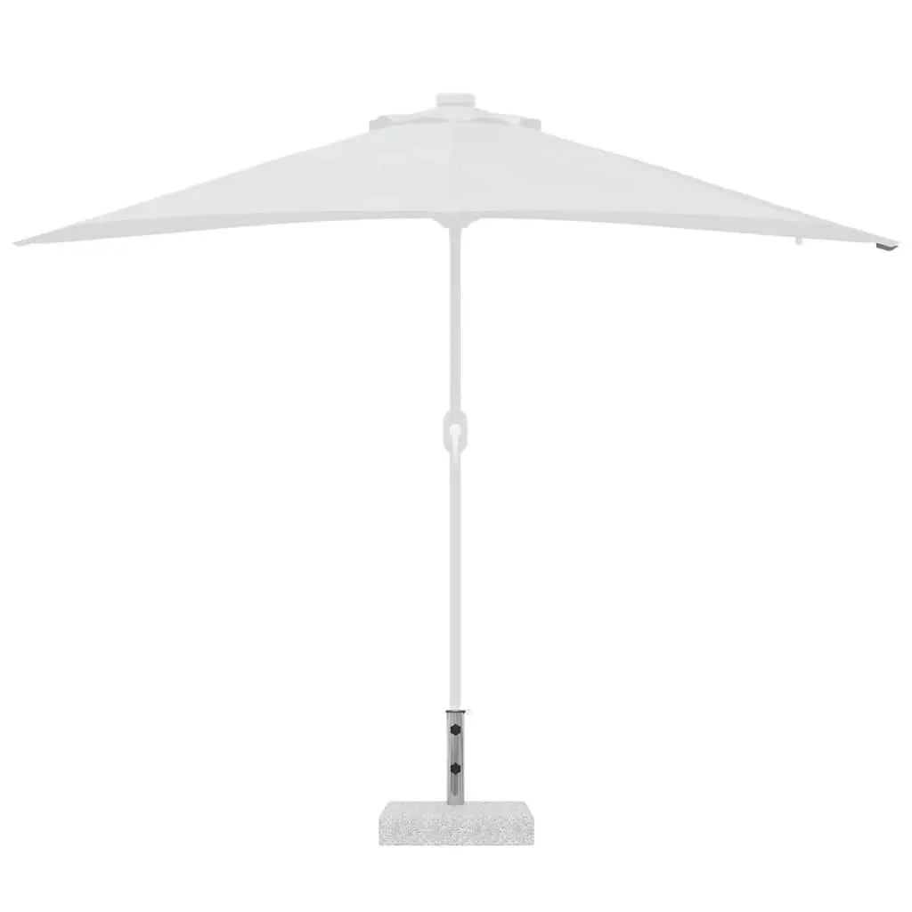 Heavy Duty Grey Rectangular Granite Parasol Base 25kg