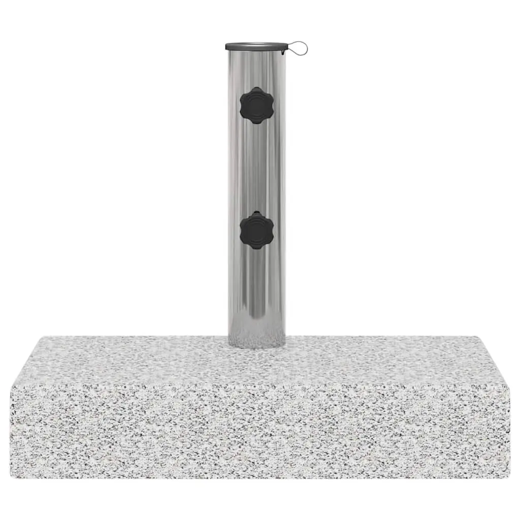 Heavy Duty Grey Rectangular Granite Parasol Base 25kg