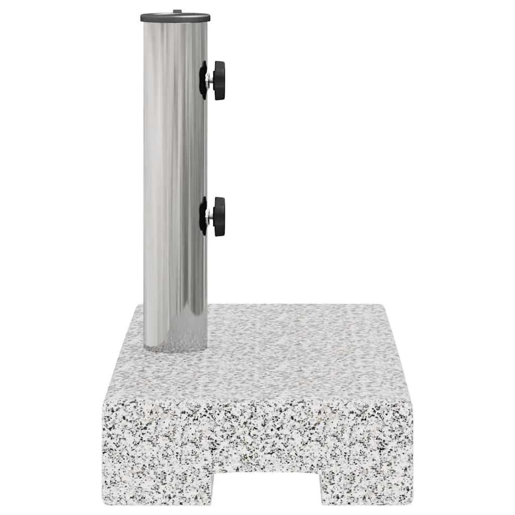 Heavy Duty Grey Rectangular Granite Parasol Base 25kg