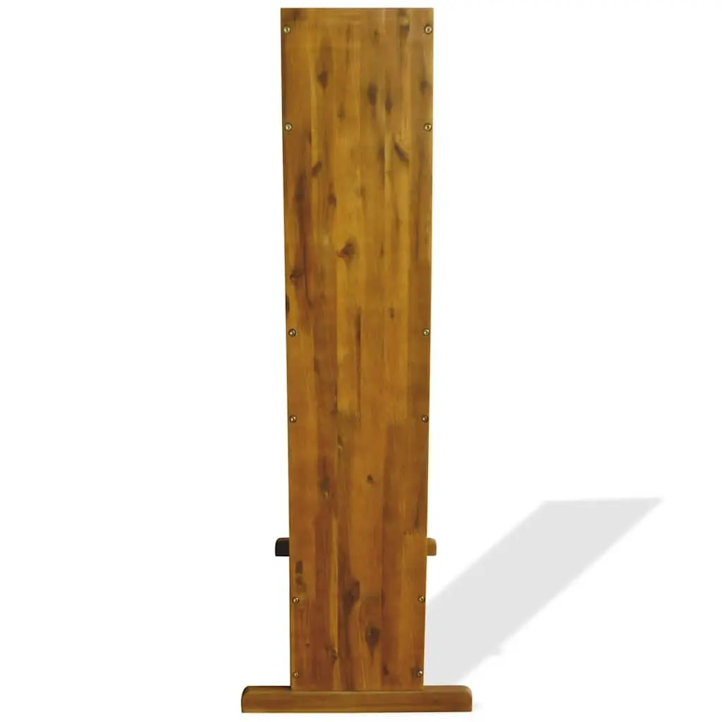 3-Tier Planter Box Solid Acacia Wood Brown Outdoor Garden