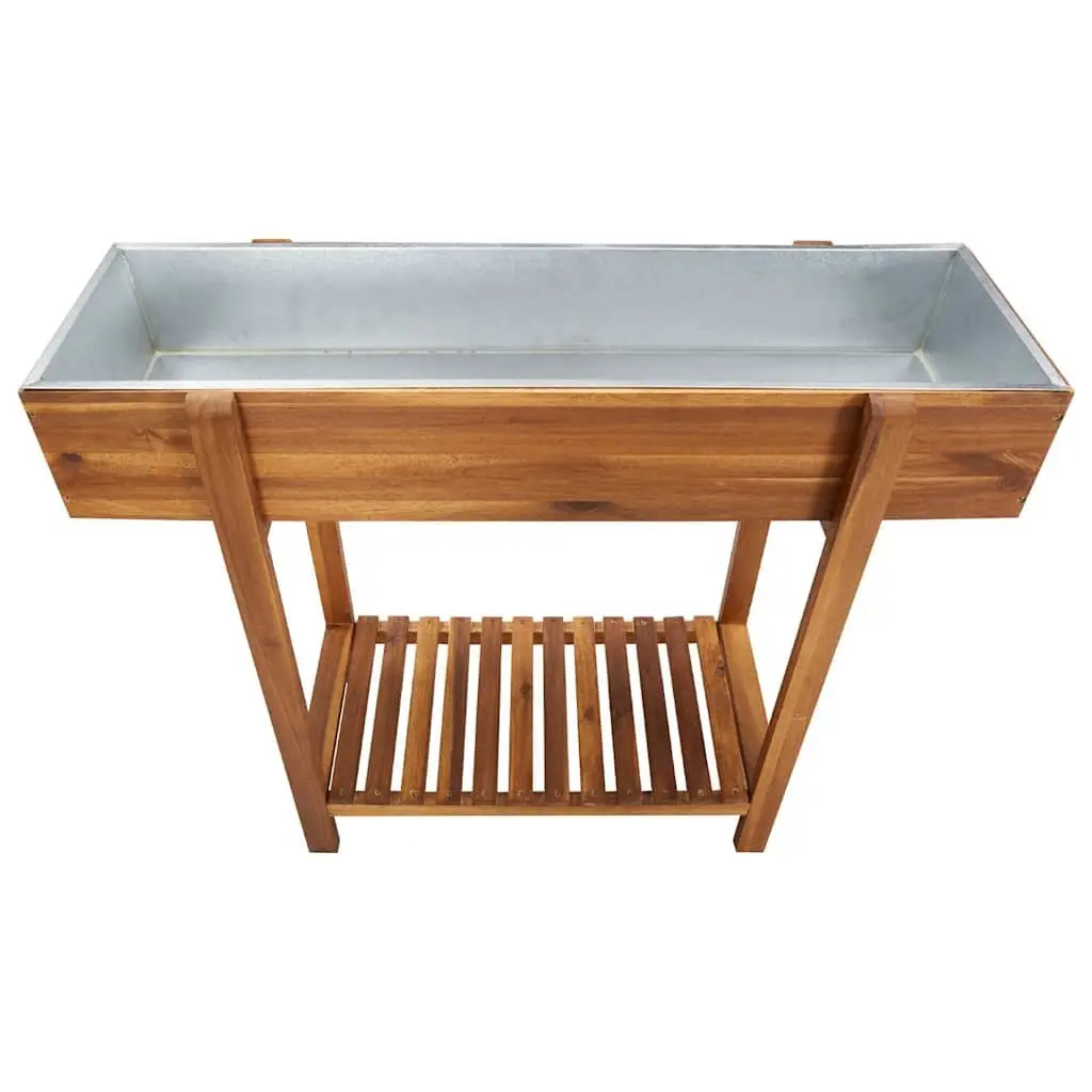 Solid Wood Raised Garden Bed for Outdoor Planting
